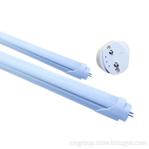 10W T8 LED tube, 600mm/900-1020lm/clear/milky cover/48-piece LED/85-265V AC/CE/RoHS 140lm/W